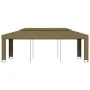 Cenador con doble techo gris taupe 3x6 m 180 g/m² de , Carpas y cenadores - Ref: Foro24-312219, Precio: 329,87 €, Descuento: %
