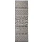 Alfombra de exterior de tejido plano rayas negras 80x250 cm de , Alfombras - Ref: Foro24-340849, Precio: 37,35 €, Descuento: %