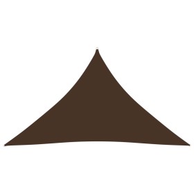 Triangular sail awning Oxford fabric brown 5x5x6 m by vidaXL, Umbrellas - Ref: Foro24-135843, Price: 43,79 €, Discount: %