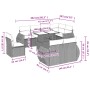 Set de sofás de jardín 9 pzas con cojines ratán sintético beige de , Conjuntos de jardín - Ref: Foro24-3268669, Precio: 706,06 €