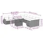 Set de sofás de jardín 11pzas con cojines ratán sintético beige by , Garden sets - Ref: Foro24-3268799, Price: 809,13 €, Disc...