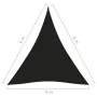 Triangular black Oxford fabric sun shade sail 5x6x6 m by vidaXL, Umbrellas - Ref: Foro24-135786, Price: 49,89 €, Discount: %