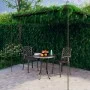 Antique brown garden pergola 4x3x2.5 m iron by vidaXL, Pergolas, arches and garden trellises - Ref: Foro24-313998, Price: 148...