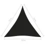 Triangle sail awning Oxford fabric black 3.6x3.6x3.6 m by vidaXL, Umbrellas - Ref: Foro24-135776, Price: 30,17 €, Discount: %