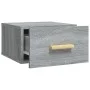Mesita de noche de pared color gris Sonoma 35x35x20 cm de , Mesitas de noche - Ref: Foro24-817575, Precio: 26,92 €, Descuento: %