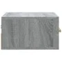 Mesita de noche de pared color gris Sonoma 35x35x20 cm de , Mesitas de noche - Ref: Foro24-817575, Precio: 26,92 €, Descuento: %