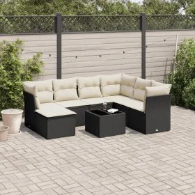 8-piece garden sofa set with black synthetic rattan cushions by , Garden sets - Ref: Foro24-3249835, Price: 462,68 €, Discoun...