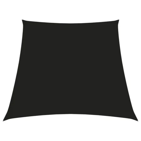 Trapezsegelmarkise aus schwarzem Oxford-Stoff 3/4x3 m von vidaXL, Sonnenschirme - Ref: Foro24-135792, Preis: 29,91 €, Rabatt: %