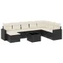 8-piece garden sofa set with black synthetic rattan cushions by , Modular outdoor sofas - Ref: Foro24-3251703, Price: 519,33 ...