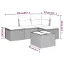 Set de muebles de jardín 5 pzas y cojines ratán sintético negro de , Conjuntos de jardín - Ref: Foro24-3249325, Precio: 274,4...