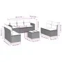 Set de sofás de jardín 8 piezas y cojines ratán sintético negro by , Modular outdoor sofas - Ref: Foro24-3251173, Price: 444,...