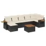 Set de sofás de jardín 8 piezas y cojines ratán sintético negro by , Garden sets - Ref: Foro24-3259438, Price: 467,64 €, Disc...