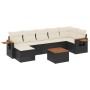 Set de sofás de jardín 8 piezas y cojines ratán sintético negro by , Garden sets - Ref: Foro24-3259438, Price: 473,52 €, Disc...