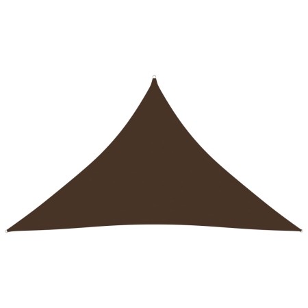 Triangular shade sail made of brown Oxford fabric, 4x4x5.8 m by vidaXL, Umbrellas - Ref: Foro24-135837, Price: 33,55 €, Disco...