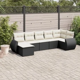 Set de sofás de jardín 8 piezas y cojines ratán sintético negro von , Gartensets - Ref: Foro24-3254023, Preis: 491,19 €, Raba...