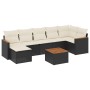 Set de sofás de jardín 8 piezas y cojines ratán sintético negro by , Garden sets - Ref: Foro24-3258598, Price: 457,45 €, Disc...