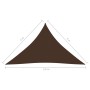 Triangular shade sail made of brown Oxford fabric, 4x4x5.8 m by vidaXL, Umbrellas - Ref: Foro24-135837, Price: 33,55 €, Disco...