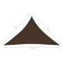 Triangular shade sail made of brown Oxford fabric, 4x4x5.8 m by vidaXL, Umbrellas - Ref: Foro24-135837, Price: 32,89 €, Disco...