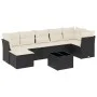 8-piece garden sofa set with black synthetic rattan cushions by , Garden sets - Ref: Foro24-3249815, Price: 462,81 €, Discoun...
