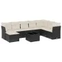 8-piece garden sofa set with black synthetic rattan cushions by , Garden sets - Ref: Foro24-3249895, Price: 520,31 €, Discoun...