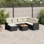 8-piece garden sofa set with black synthetic rattan cushions by , Garden sets - Ref: Foro24-3258612, Price: 452,18 €, Discoun...