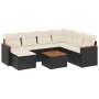 8-piece garden sofa set with black synthetic rattan cushions by , Garden sets - Ref: Foro24-3258612, Price: 458,89 €, Discoun...