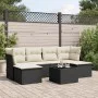 7-piece garden dining set with black synthetic rattan cushions by , Garden sets - Ref: Foro24-3249855, Price: 392,42 €, Disco...