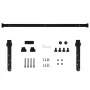 Kit mini puerta corredera armario acero carbono 152 cm de vidaXL, Marcos de puertas - Ref: Foro24-148015, Precio: 28,00 €, De...