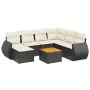 8-piece garden sofa set with black synthetic rattan cushions by , Garden sets - Ref: Foro24-3257449, Price: 479,80 €, Discoun...