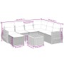8-piece garden sofa set with black synthetic rattan cushions by , Garden sets - Ref: Foro24-3257449, Price: 477,43 €, Discoun...
