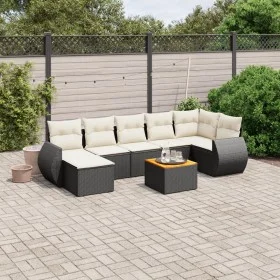 8-piece garden sofa set with black synthetic rattan cushions by , Garden sets - Ref: Foro24-3257442, Price: 479,80 €, Discoun...