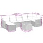 8-teiliges Gartensofa-Set mit schwarzen Polstern aus synthetischem Rattan. von , Gartensets - Ref: Foro24-3257442, Preis: 477...