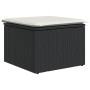 Gartenmöbel-Set 5-teilig mit schwarzen Polstern aus synthetischem Rattan von , Gartensets - Ref: Foro24-3255923, Preis: 269,1...