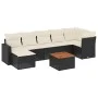8-piece garden sofa set with black synthetic rattan cushions by , Garden sets - Ref: Foro24-3256560, Price: 450,47 €, Discoun...