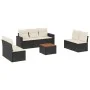 8-piece garden sofa set with black synthetic rattan cushions by , Garden sets - Ref: Foro24-3256406, Price: 433,66 €, Discoun...
