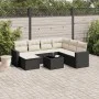8-piece garden sofa set with black synthetic rattan cushions by , Modular outdoor sofas - Ref: Foro24-3251643, Price: 461,75 ...