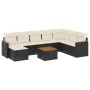 8-piece garden sofa set with black synthetic rattan cushions by , Garden sets - Ref: Foro24-3258654, Price: 500,87 €, Discoun...