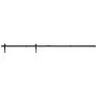 Kit mini puerta corredera de armario acero carbono 183 cm de vidaXL, Marcos de puertas - Ref: Foro24-148021, Precio: 29,26 €,...