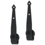 Kit mini puerta corredera de armario acero carbono 183 cm de vidaXL, Marcos de puertas - Ref: Foro24-148021, Precio: 29,26 €,...