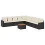 Garden sofa set 10 pieces with black synthetic rattan cushions by , Garden sets - Ref: Foro24-3256497, Price: 549,97 €, Disco...