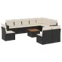 Garden sofa set 11 pieces and black synthetic rattan cushions by , Garden sets - Ref: Foro24-3256504, Price: 604,20 €, Discou...