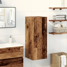 Armario de pared madera de ingeniería envejecida 34,5x34x90 cm von , Sideboards - Ref: Foro24-857334, Preis: 54,76 €, Rabatt: %