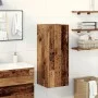 Armario de pared madera de ingeniería envejecida 34,5x34x90 cm by , Sideboards - Ref: Foro24-857334, Price: 55,60 €, Discount: %