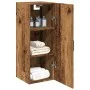 Armario de pared madera de ingeniería envejecida 34,5x34x90 cm by , Sideboards - Ref: Foro24-857334, Price: 55,60 €, Discount: %