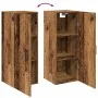 Armario de pared madera de ingeniería envejecida 34,5x34x90 cm by , Sideboards - Ref: Foro24-857334, Price: 55,60 €, Discount: %