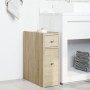 Armario de baño estrecho con ruedas madera roble Sonoma von , Schließfächer und Lagerschränke - Ref: Foro24-855288, Preis: 70...