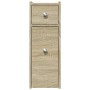 Armario de baño estrecho con ruedas madera roble Sonoma von , Schließfächer und Lagerschränke - Ref: Foro24-855288, Preis: 70...