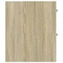 Armario de baño estrecho con ruedas madera roble Sonoma von , Schließfächer und Lagerschränke - Ref: Foro24-855288, Preis: 68...