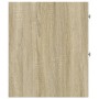 Armario de baño estrecho con ruedas madera roble Sonoma von , Schließfächer und Lagerschränke - Ref: Foro24-855288, Preis: 70...