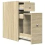 Armario de baño estrecho con ruedas madera roble Sonoma von , Schließfächer und Lagerschränke - Ref: Foro24-855288, Preis: 68...